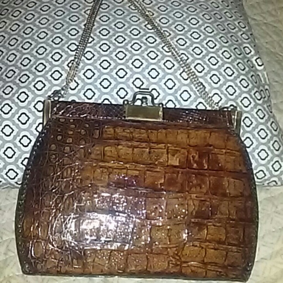 Authentic Alligator Hand Bag - Picture 1 of 3